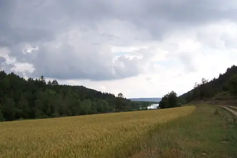 Bostancı köyünden bir görünüm (Eflani, Karabük)