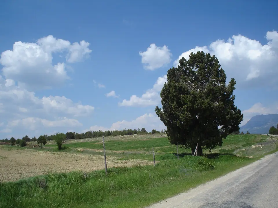 Aziziye köyünden bir görünüm (Burdur Merkez, Burdur)