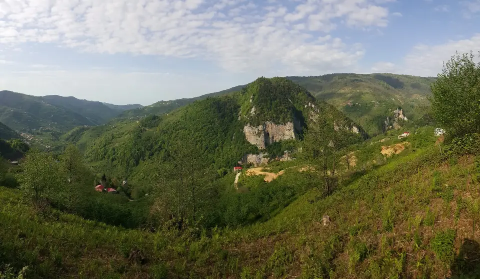 Armutdüzü köyünden bir görünüm (Keşap, Giresun)