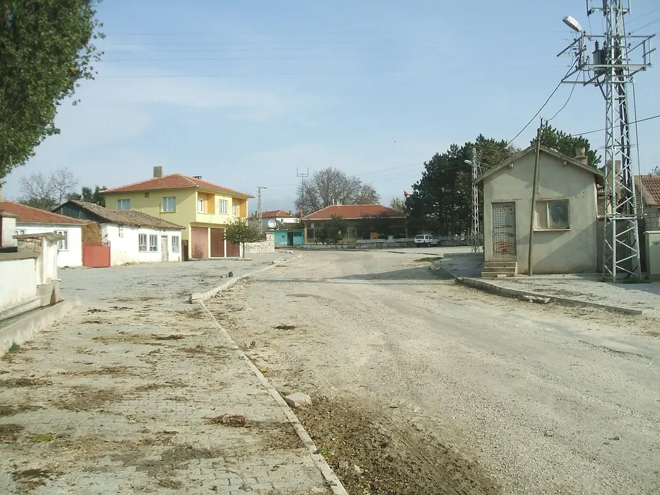 Akören köyünden bir görünüm (Pınarhisar, Kırklareli)