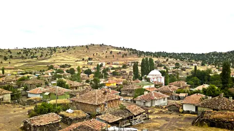 Akkaya köyünden bir görünüm (Kargı, Çorum)