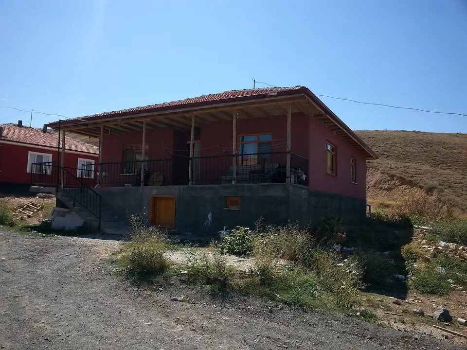 Dağdemir mahallesinden bir görünüm (Kalecik, Ankara)