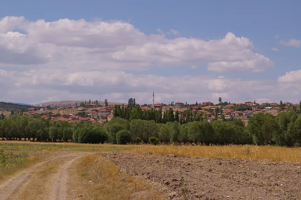 Feruz mahallesinden bir görünüm (Ayaş, Ankara)