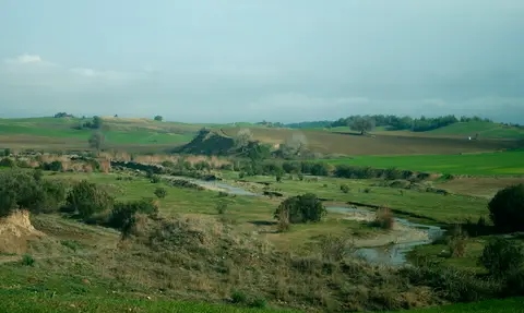Hocallı: Deliçay'dan bir kış görünümü