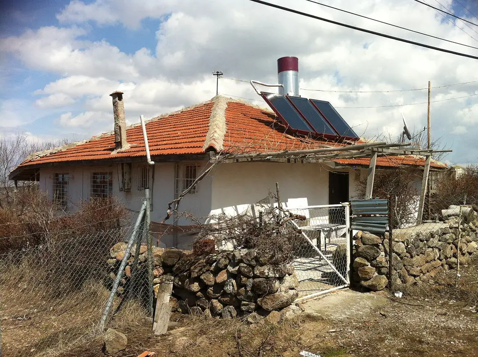 Kurumcu mahallesinden bir görünüm (Kızılcahamam, Ankara)
