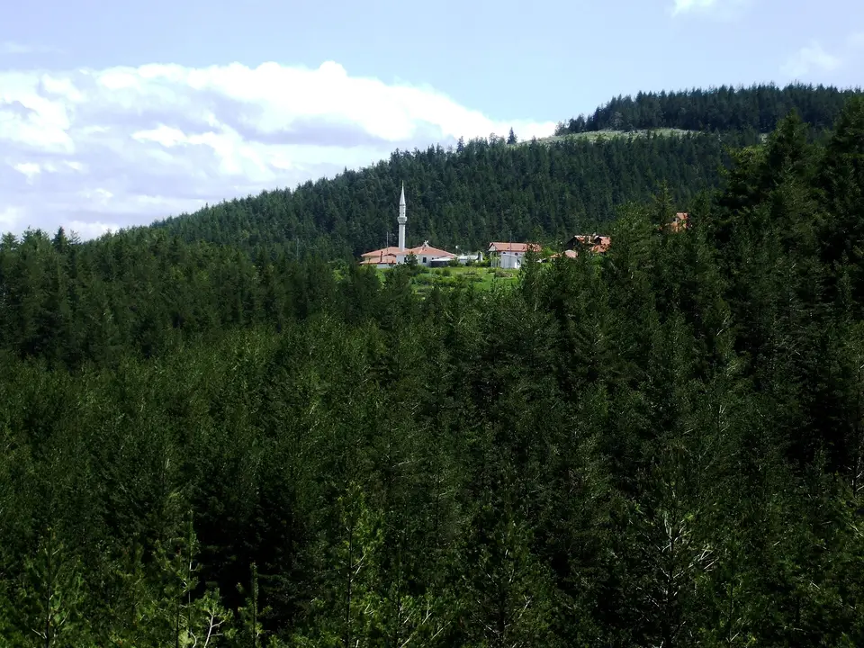 Üyücek mahallesinden bir görünüm (Kızılcahamam, Ankara)